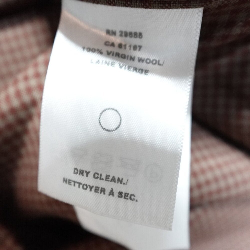 Pendleton Shirt Medium Brown Gingham Plaid Virgin… - image 4